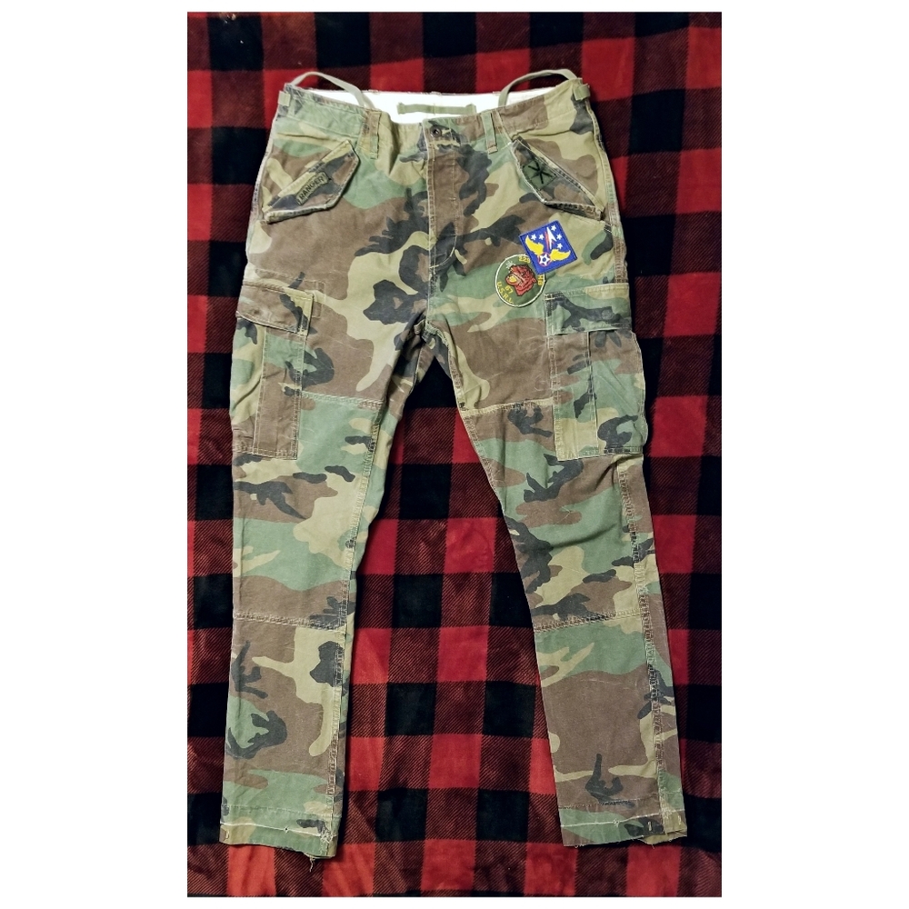POLO RALPH LAUREN MILITARY INSPIRED CARGO PANTS- MEN'S SIZE 34"X32" - Picture 2 of 12